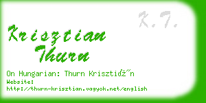 krisztian thurn business card